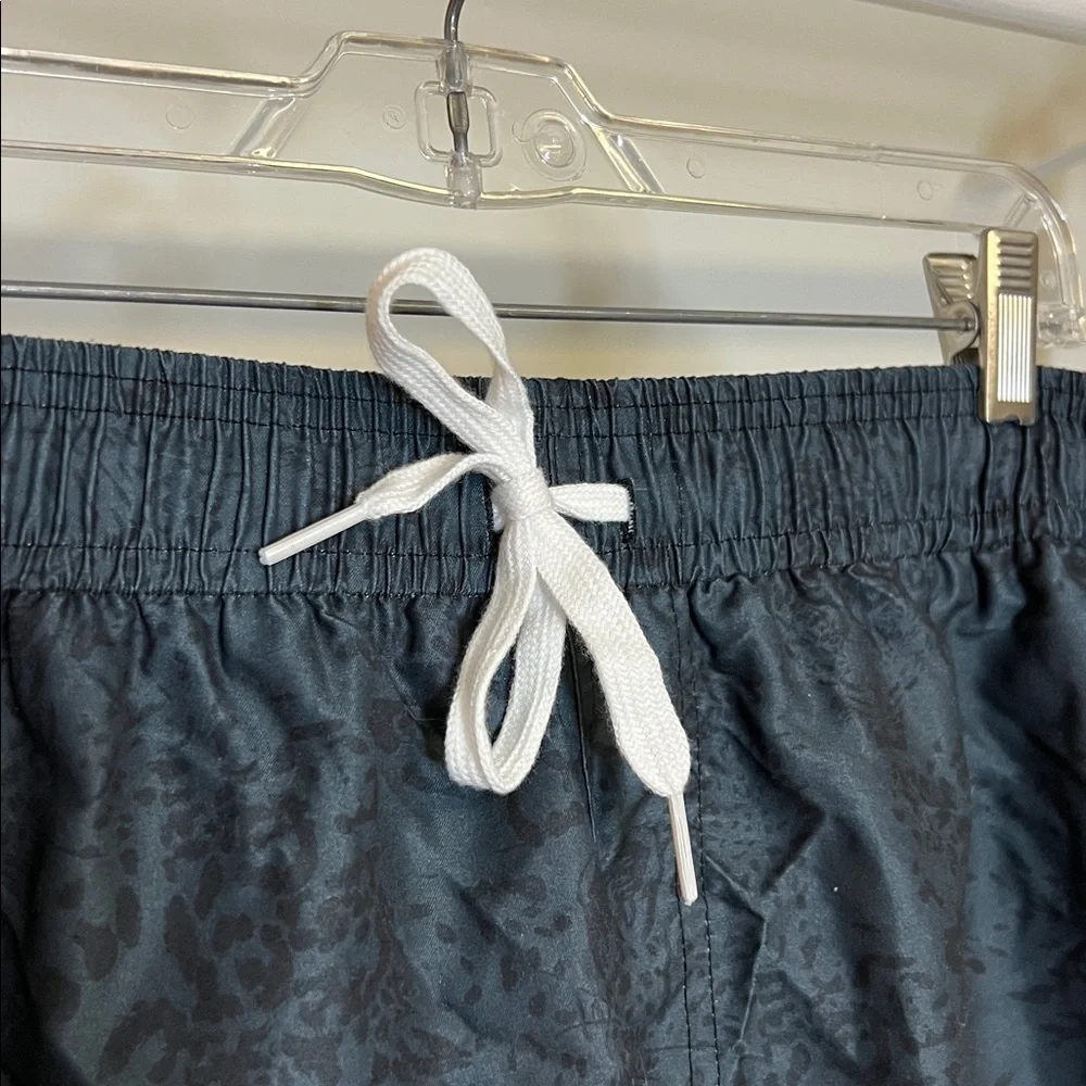 Men’s Dark Blue Patterned Swim Trunks- 4XL‎